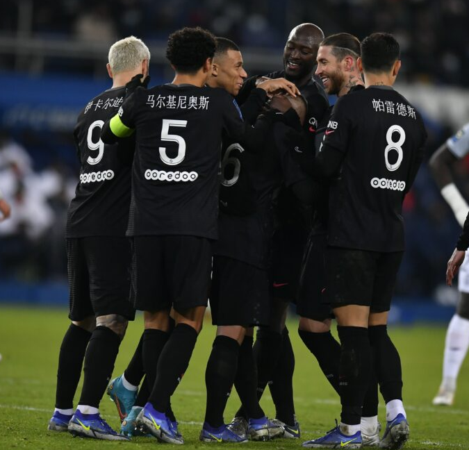 巴黎圣日耳曼4-0击败兰斯：拉莫斯打进法甲首球
