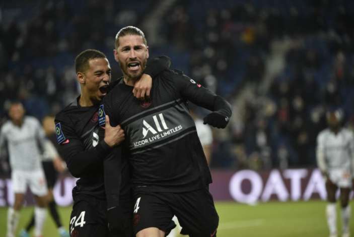 巴黎圣日耳曼4-0击败兰斯：拉莫斯打进法甲首球